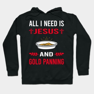 I Need Jesus And Gold Panning Panner Hoodie